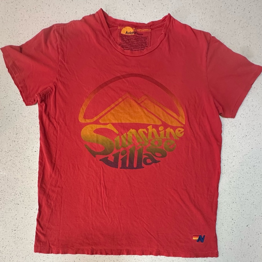 AVIATOR NATION PRE-LOVED SUNSHINE VILLAGE TEE